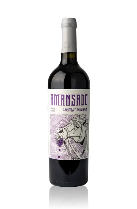 Fles Amansado Cabernet Sauvignon uit 2021 uit het Argentijnse mendoza