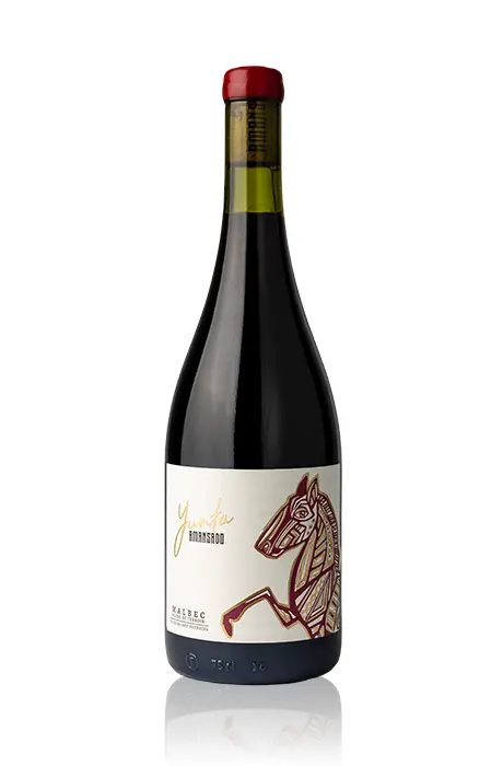 Fles Yunta Amansado rode wijn, 100% Malbec uit Argentinië