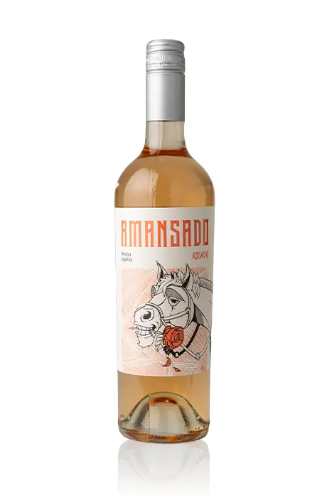 Amansado rosé wijn uit Argentinië. Oogstjaar 2022